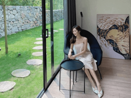 Đá bánh dầu lát sân vườn - Hình ảnh 2